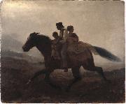 Eastman Johnson Fugitive Slaves oil painting artist